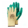 Rękawice dziane RS Safe Ex, bawełniane, rozm. 9, żółto-zielone, Rękawice, Ochrona indywidualna