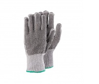 Rękawice dziane RS Eco Gripper, kropkowane, rozm. 9, szare
