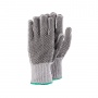 Gloves knitted RS Eco Gripper, dotted, size 9, grey