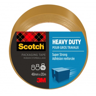 Packaging tape Scotch® Heavy Duty, 48mm x 20,3m, 1pcs, brown