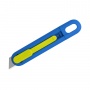 Nóż bezpieczny PHC Volo, z automatycznie chowanym ostrzem, niebieski, Noże, Koperty i akcesoria do wysyłek