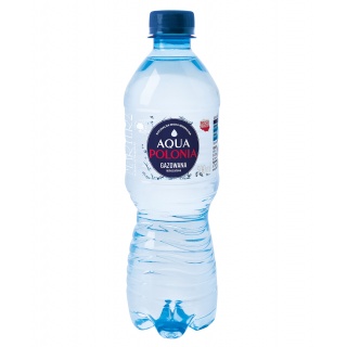 Woda mineralna Aqua Polonia, gazowana, 0,5l, Woda, Artykuły spożywcze