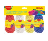 Set of yarns KEYROAD, 4 x 15g, mix colors