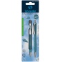Automatic pen SCHNEIDER Slider Rave, XB, 1 pcs, blister, teal