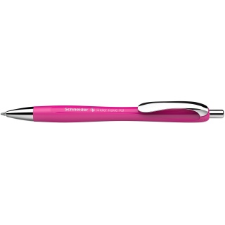 Długopis automatyczny SCHNEIDER Slider Rave, XB, 1szt., blister, różowy, Długopisy, Artykuły do pisania i korygowania