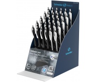 Automatic pen display SCHNEIDER Slider Rave, XB, 30szt., black mix