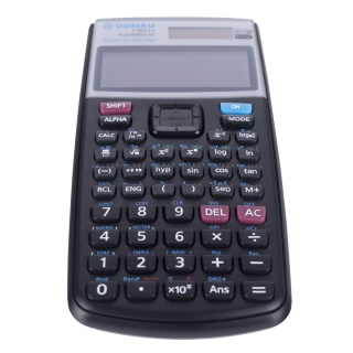 Scientific calculator DONAU TECH, natur. record, 417 functions, 164x84x19 mm, black