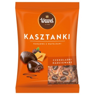 Candy Kasztanki WAWEL, cocoa with wafers, 1kg