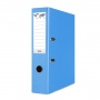 Segregator BASIC-S z szyną, PP, A4/75mm, jasnoniebieski, Segregatory polipropylenowe, Archiwizacja dokumentów