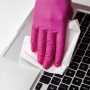 Powder-free nitrile gloves MAXTER, 100 pcs, size M, pink
