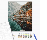 Paint by numbers BRUSHME, 40x50 cm, view of Gelstatt, 1 pcs.
