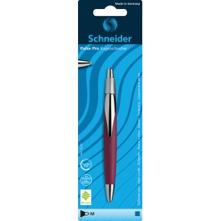 Długopis automatyczny SCHNEIDER Pulse Pro, M, blister, mix kolorów, Długopisy, Artykuły do pisania i korygowania