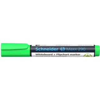 Marker do tablic SCHNEIDER Maxx 290, okrągły, 2-3mm, jasnozielony, Markery, Artykuły do pisania i korygowania