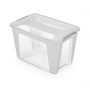 Container MOXOM PrimeStore, 580x390x380mm, 56l, transparent