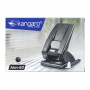 Hole punch with guide bar KANGARO Aion-60, up to 60 sheets, metal, grey metallic