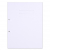 Skoroszyt OFFICE PRODUCTS Budget, karton, z oczkiem, nadruk, 1/1, A4, 250gsm, biały