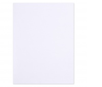 Skoroszyt OFFICE PRODUCTS Budget Pro, karton, z listwą, biały wewn., A4, 250gsm, biały