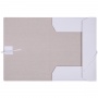 Bundle folder OFFICE PRODUCTS Premium, cardboard, A4, 350 gsm, 3-flaps, white