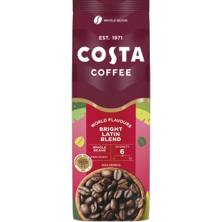 Coffee COSTA COFFEE Bright Blend, beans, 1 kg, Coffee, Groceries