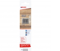 Wymienne wkłady e-8881 EDDING, do ołówka e-8880, 6 szt., blister, grafitowe