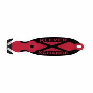 Safety knife KLEVER XChange 20, replacement head, red