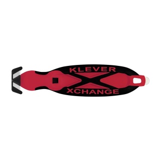 Safety knife KLEVER XChange 20, replacement head, red