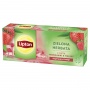 Tea LIPTON green, with a hint of strawberry and raspberry, 20 bags