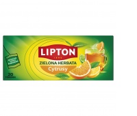 Tea LIPTON green, with a hint of citrus, 20 bags