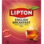 Herbata LIPTON czarna, English Breakfast, 92 torebki, Herbaty, Artykuły spożywcze
