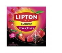 Tea LIPTON Discovery Collection, black, forest fruits, 20 pyramids