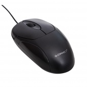 Computer mouse Q-CONNECT, wired, black