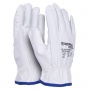 Work Gloves DONAU SAFETY, goat leather, size 8/M, white