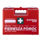 First Aid Kit, DONAU SAFETY, plastic, K-10 +A, orange