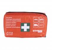 Car First Aid Kit, DONAU SAFETY, fabric, DIN, orange