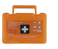 Car First Aid Kit, DONAU SAFETY, plastic, BD DIN, orange