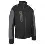 Rain jacket BEESWIFT, insulated, size L, black/gray