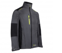 Jacker BEESWIFT Softshell Flex, size 4XL, gray/black