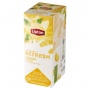 Herbata LIPTON Refresh, czarna, cytrynowa, 25 torebek, Herbaty, Artykuły spożywcze