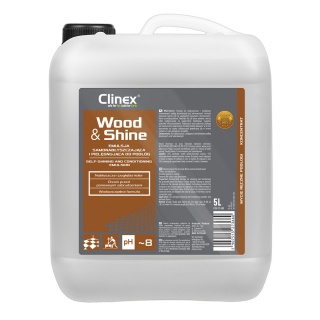 Emulsion CLINEX Wood&Shine, self-shining and floor conditioning, 5l