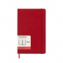 Kalendarz dzienny MOLESKINE 2025, 12M, L, twarda oprawa, 13x21cm, scarlet red, Kalendarze, Zeszyty i bloki