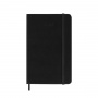 Horizontal weekly calendar MOLESKINE 2025, 12M, P, hardcover, 9x14cm, black