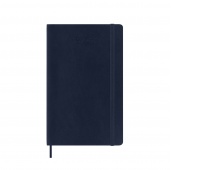 Weekly calendar MOLESKINE 2024/25, 18M, L, softcover, 13x21cm, sapphire blue