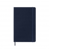 Weekly calendar MOLESKINE 2024/25, 18M, L, hardcover, 13x21cm, sapphire blue