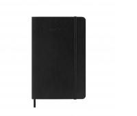 Weekly calendar MOLESKINE 2024/25, 18M, P, softcover, 9x14cm, black