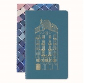 Zestaw 2 zeszytów MOLESKINE Casa Batalló Cahier 2024, L, 13x21cm, w linie, edycja limitowana