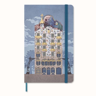 Notatnik MOLESKINE Casa Batalló 2024, 13x21cm, w linie, edycja limitowana, Notatniki, Zeszyty i bloki