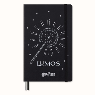 Notatnik MOLESKINE Harry Potter Lumos 2024, 13x21cm, w linie, edycja limitowana, Notatniki, Zeszyty i bloki