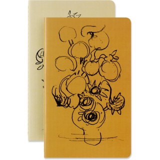 Set of 2 notebooks MOLESKINE Van Gogh Cahier 2024, L, 13x21cm, ruled, limited edition