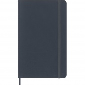 Notebook MOLESKINE Pro Vege, synthetic snake skin, ruled, limited edition, in box, petrol