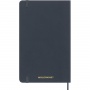 Notebook MOLESKINE Pro Vege, synthetic snake skin, ruled, limited edition, in box, petrol